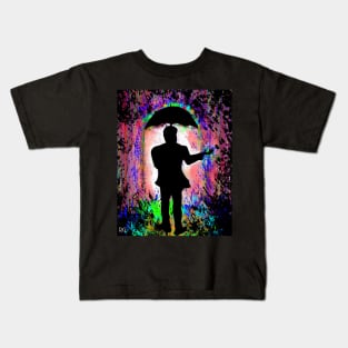 Umbrella Man Kids T-Shirt